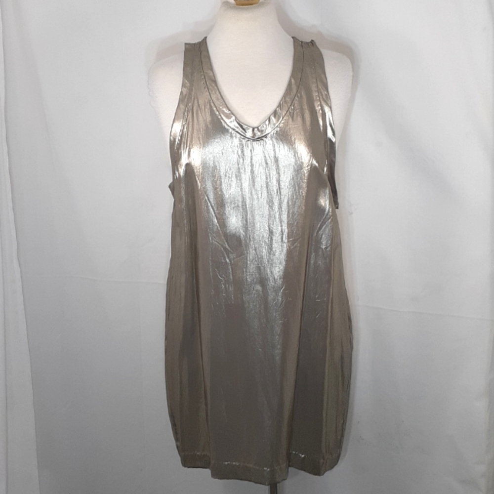 3.1 phillip Lim silver tunic blouse size 8